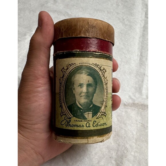 Edison Amberol Record 4 minute cylinder 10083 Just One Sweet Girl -Manuel Romain - Picture 3 of 12